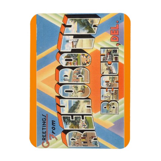 Flexible Delaware, Rehoboth Beach Magnet (Vertical)