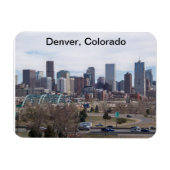 Flexible Denver, Colorado Skyline Magnet (Horizontal)