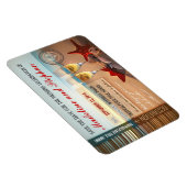 Flexible destination de plage au coucher du soleil Magnet R (Côté Droit)