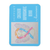 Flexible Diaphragme congénital Hernia Ribbon Magnet (Vertical)