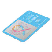 Flexible Diaphragme congénital Hernia Ribbon Magnet (Côté Gauche)