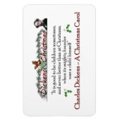 Flexible Dickens Un Magnet De Citation De Carol De Noël (Vertical)