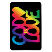 Flexible Dieu est amour Premium Flexi Magnet (Vertical)