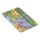 FLEXIBLE DINOSAUR VALENTINE MAGNET PRÉHISTORIQUE (Côté Droit)