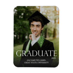 Flexible Diplômé 3M et graduation photo Magnet Darker