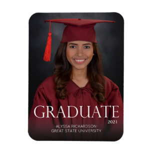 Flexible Diplômé de 2e année et de la photo Magnet Darker