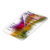 Flexible Dirty Martini Drink Recette Magnet (Côté Gauche)