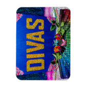 Flexible Divas LGBTQ+ Magnet (Vertical)