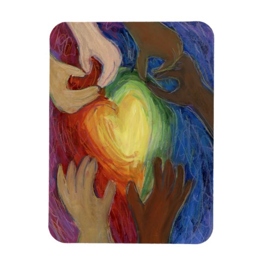 Flexible Diversité, équité et inclusion (DEI) Fridge Magnet (Vertical)