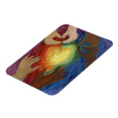 Flexible Diversité, équité et inclusion (DEI) Fridge Magnet (Côté Gauche)