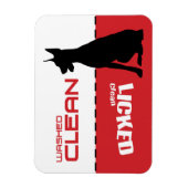 Flexible Doberman, Magnet de lave-vaisselle Great Dane (Vertical)