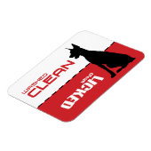 Flexible Doberman, Magnet de lave-vaisselle Great Dane (Côté Gauche)