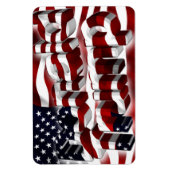 Flexible Donald Trump red, white, and blue patriotic magnet (Vertical)