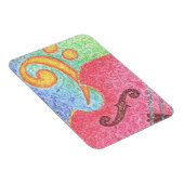 Flexible Double basse colorée et Clé - Magnet (Côté Droit)