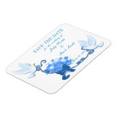 Flexible Dove Save the Date Magnet (Côté Gauche)
