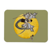 Flexible Dragon Goddess Vinyl Magnet (Horizontal)