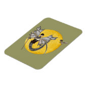 Flexible Dragon Goddess Vinyl Magnet (Côté Gauche)