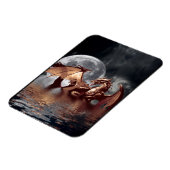 Flexible Dragon & Moon Imaginaire Magnet d'art (Côté Gauche)