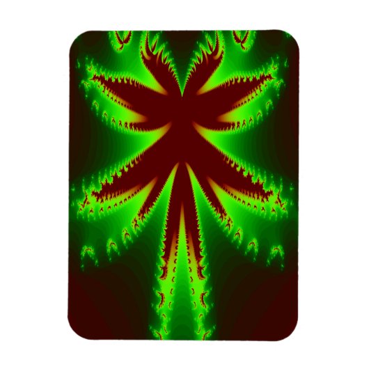 Flexible Dragonfly In Flames Magnet (Vertical)