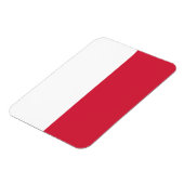 Flexible Drapeau de la Pologne Premium Flex Magnet (Côté Gauche)