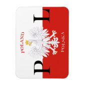 Flexible Drapeau de Pologne Polska Premium Flex Magnet (Vertical)