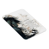 Flexible DreamWalker Friesian Horse BiHrLe Magnet (Côté Droit)