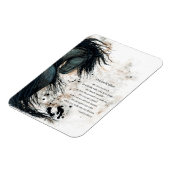 Flexible DreamWalker Friesian Horse BiHrLe Magnet (Côté Gauche)