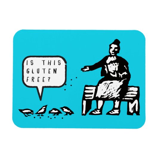 Flexible Drôle Est Ce Gluten Free Magnet (Horizontal)