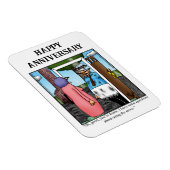 Flexible Drôle Joyeux Anniversaire Magnet Cadeau (Côté Droit)