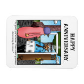 Flexible Drôle Joyeux Anniversaire Magnet Cadeau (Horizontal)