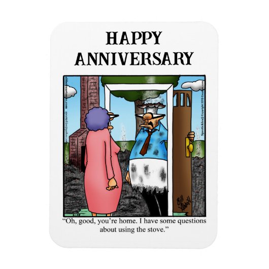Flexible Drôle Joyeux Anniversaire Magnet Cadeau (Vertical)