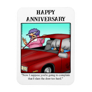 Flexible Drôle Joyeux Anniversaire Magnet Cadeau