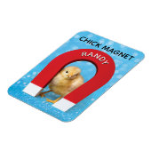 Flexible Drôle nom personnalisable Chick Magnet (Côté Gauche)