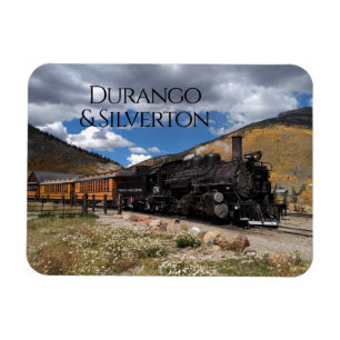 Flexible Durango & Silverton Étroit Gage Railroad Magnet