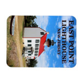 Flexible East Point Lighthouse, New Jersey Photo Magnet (Horizontal)