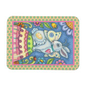 Flexible EASTER EGG FAIRY, IMAGINAIRE RABBIT MAGNET Rectang (Horizontal)