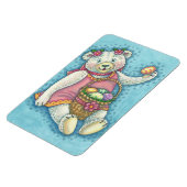 Flexible EASTER EGG TEDDDY BEAR MAGNET Grand Rectangle (Côté Gauche)