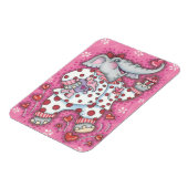 Flexible Elephant amour rose VALENTINE MAGNET (Côté Gauche)