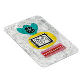 Flexible Eléphant est câblé Refrigerator Magnet (Côté Droit)