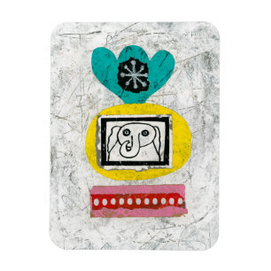 Flexible Eléphant est câblé Refrigerator Magnet