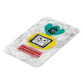 Flexible Eléphant est câblé Refrigerator Magnet (Côté Gauche)