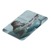 Flexible Elf Video Gamer Refigerator Magnet (Côté Gauche)