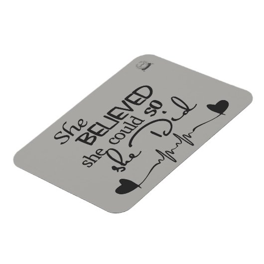 Flexible Elle Croyait Fridge Magnet (Côté Gauche)