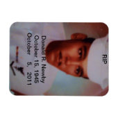 Flexible En mémoire d'amour notre frère Magnet Premium (Horizontal)