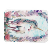 Flexible Enchanted Unicorn Watercolor Magnet (Horizontal)