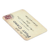 Flexible Enregistrer la date carte postale Magnet (Côté Droit)