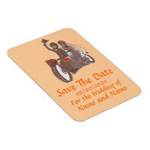 Flexible Enregistrer la date Magnet Biker / mariages de mot (Côté Droit)