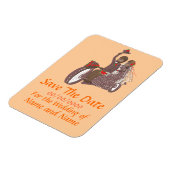 Flexible Enregistrer la date Magnet Biker / mariages de mot (Côté Gauche)