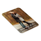 Flexible Enregistrer la date Moderne Fiançailles Magnet LWB (Côté Droit)