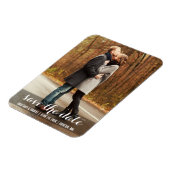 Flexible Enregistrer la date Moderne Fiançailles Magnet LWB (Côté Gauche)